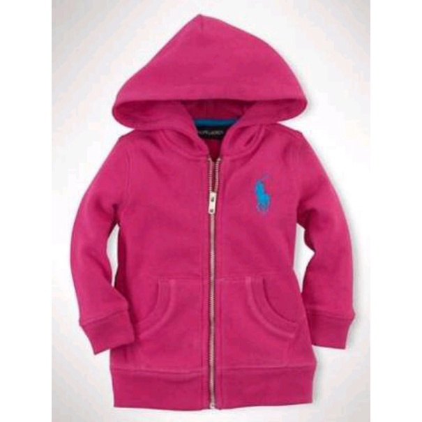 jaket anak polo fuchia import