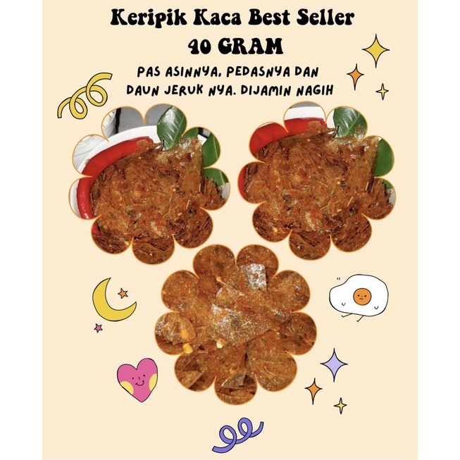 

[40 GR] KERIPIK KACA / KERIPIK BELING MURAH BEST SELLER
