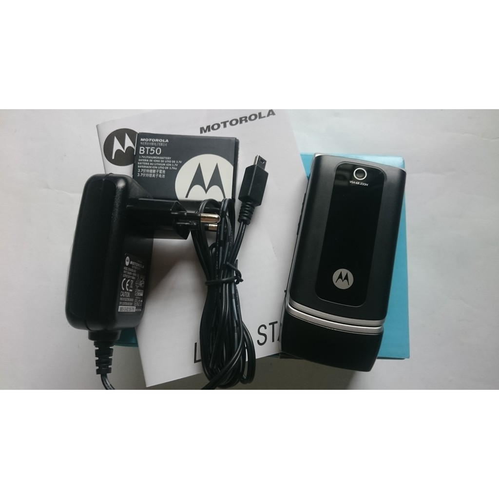 Motorola W375 Flip / Clamshell Cannon Grey / Black