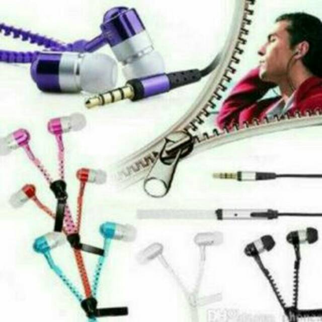 Headset zipper / HF zipper / Headset Resleting