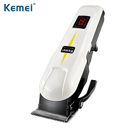 alat cukur rambut cas kemei km-809a hair clipper charger LED indikator power