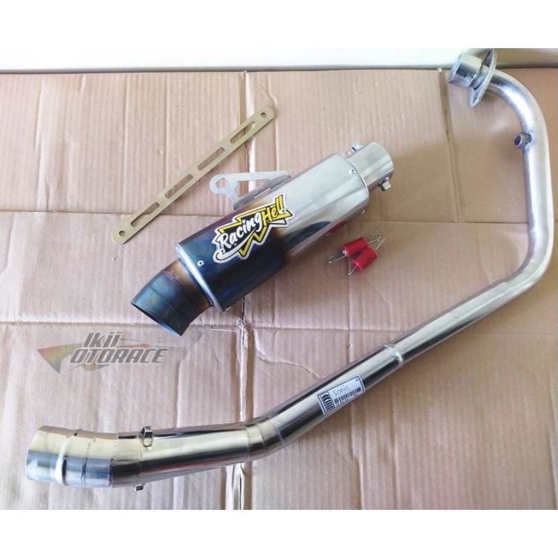 Knalpot R9 Hitam honda Sonic 150R Sonic 150