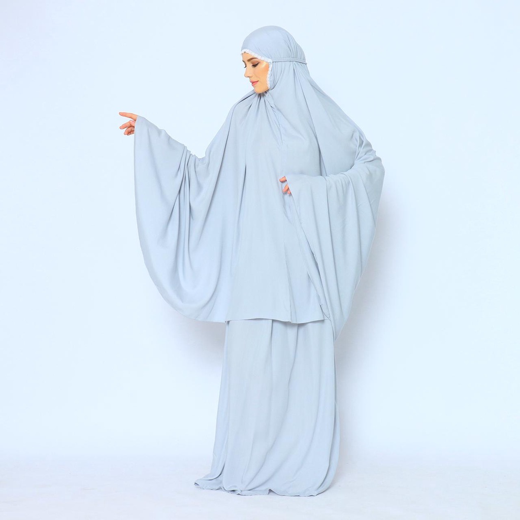 Premium Viscose Rayon Prayer Robe Mukena Telekung