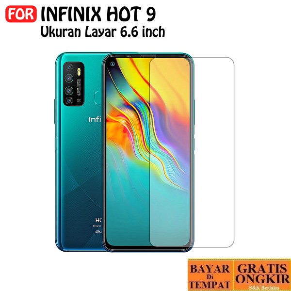 Tempered Glass Infinix Hot 9 Premium Quality Anti Gores Kaca