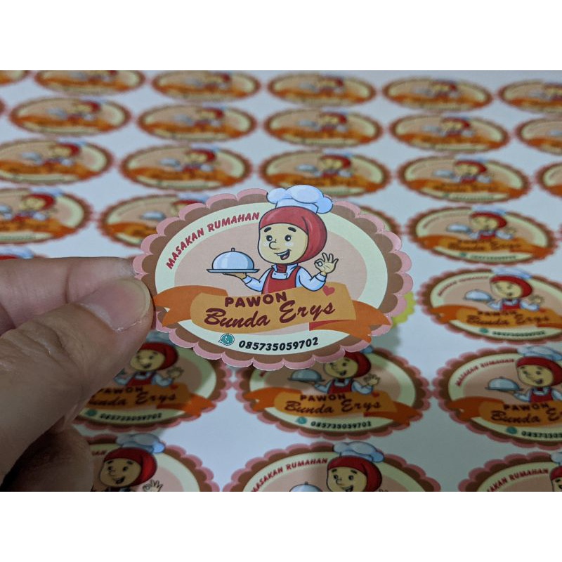 

Stiker Label Product Custom ukuran 6 x 4, min order 49 pcs / kelipatan
