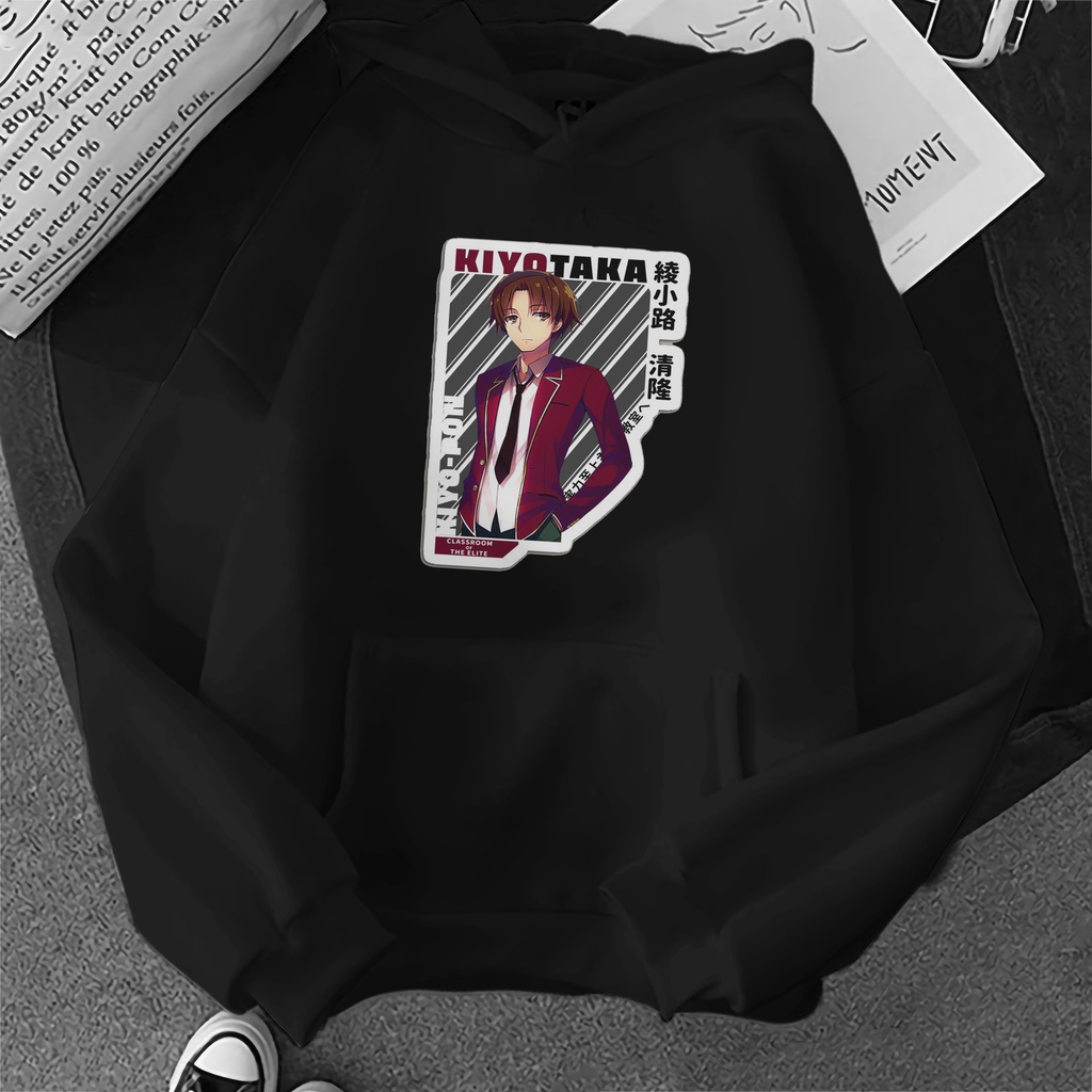 jaket hoodie anime classroom of the elite kiyokata ayanokouji ready sampe ukuran 3xl