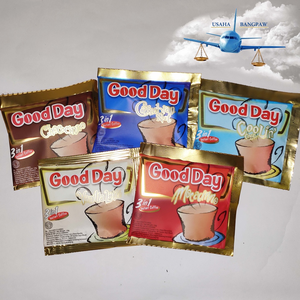 

Good Day Kopi Instant 3 In 1 All Variant 5 Sachet