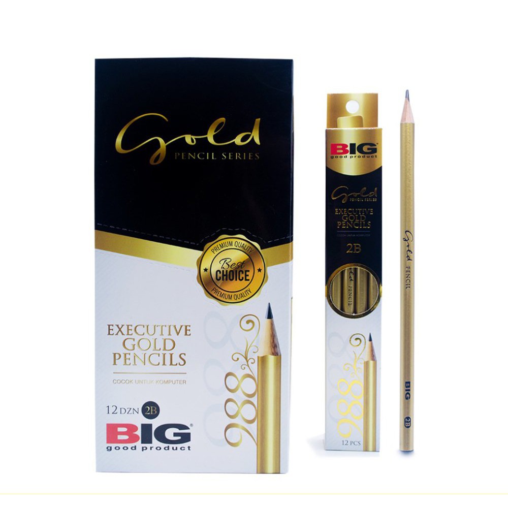 

Pensil 2B BIG 988 Gold