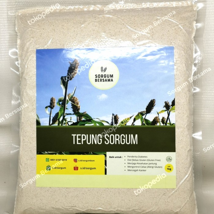 

PROMO [COD] Tepung sorgum/ Tepung sorghum/sorghum/ Tepung sorgum 1 kg