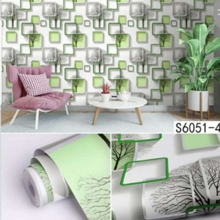 Wallpaper Dinding Sticker Stiker 3D | Dekorasi Dinding Kamar Tidur - WS-A