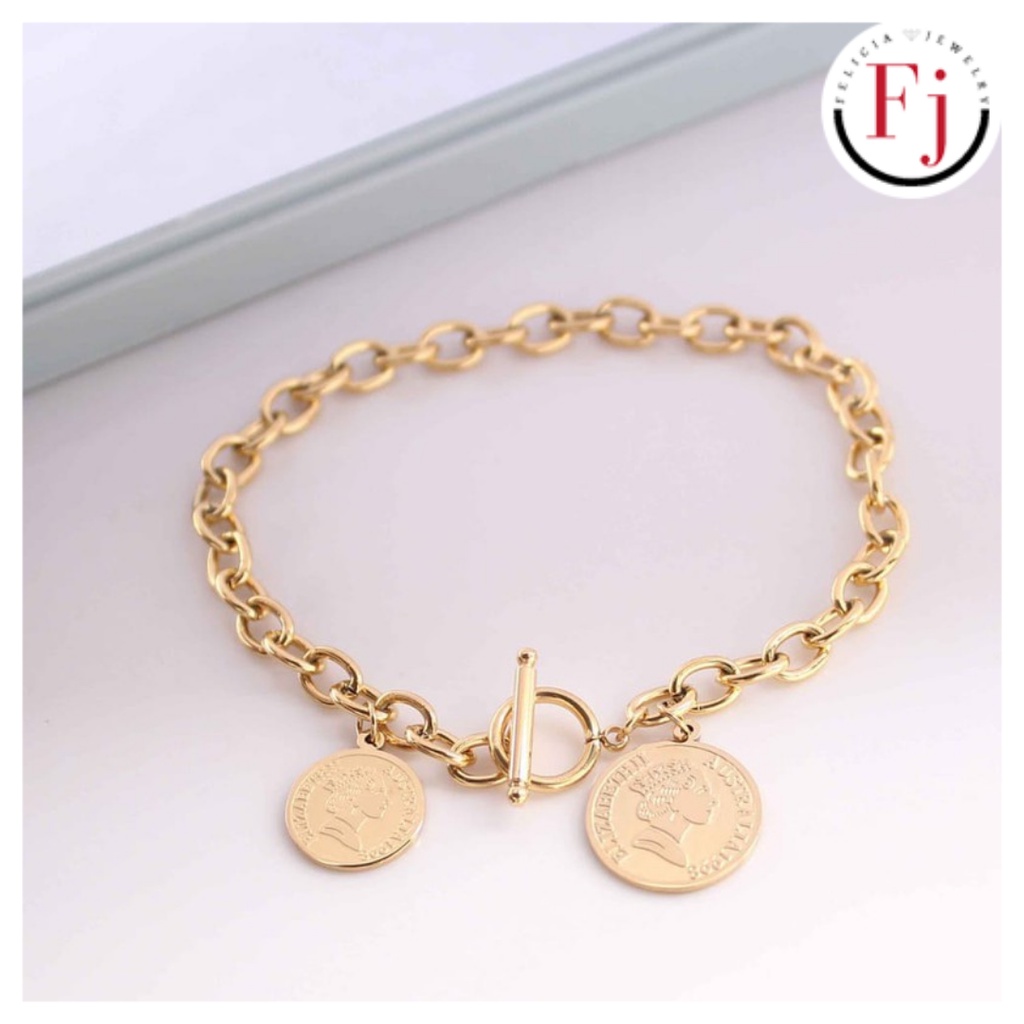 Gelang tangan rantai / Gelang tangan jurai / Gelang tangan emas