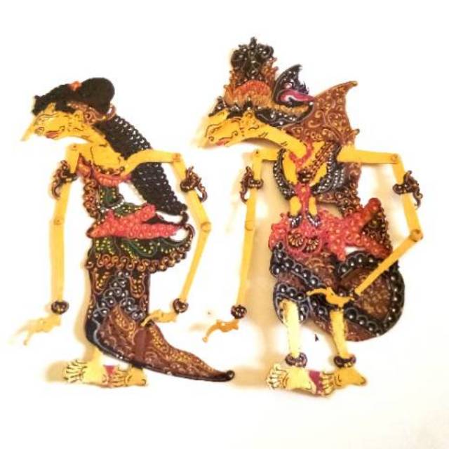 Wayang Kulit Rama Shinta 18cm bahan mahar wayang mahar 