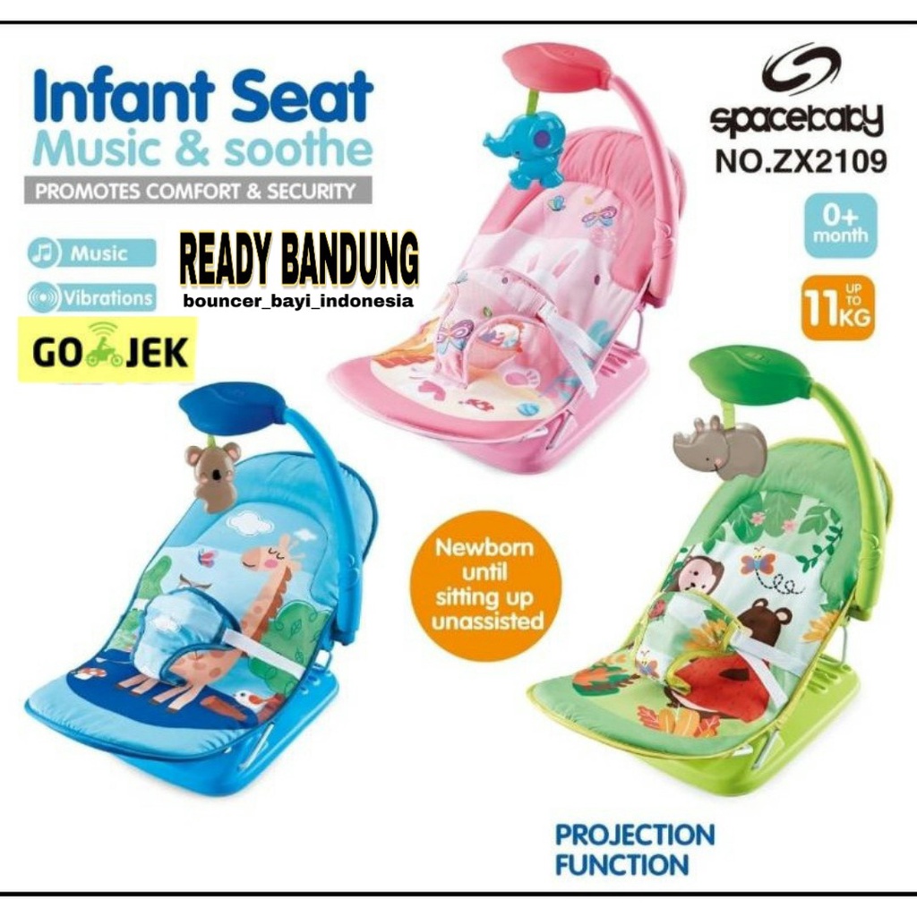 INFANT SEAT SPACEBABY ZX2109 Baby Fold Up Infant Rocker Spacebaby infant seat proyektor ZX-2109 / tempat duduk bayi SPACE BABY INFANT SEAT MUSIC &amp; SHOOTE SPACE BABY ZX 2109 TEMPAT DUDUK AYUN INFANT SEAT SPACEBABY ADA LAMPU BABY BOUNCER INFANT SEAT ZX 2109