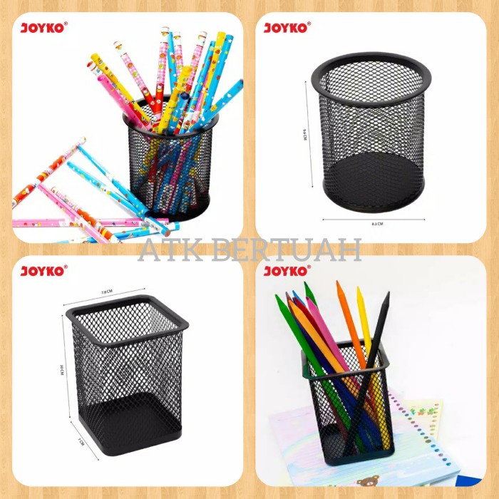 

Bergaransi Desk Stationery Set Tempat Pensil Meja Keranjang Jaring Besi Murah