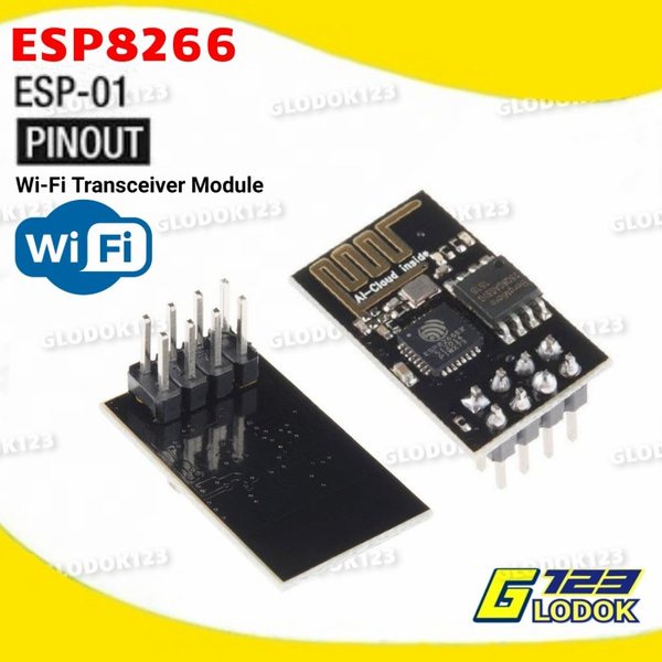 Modul ESP01 ESP-01 ESP8266 Module Wifi Wireless Arduino Uno R3 Mega