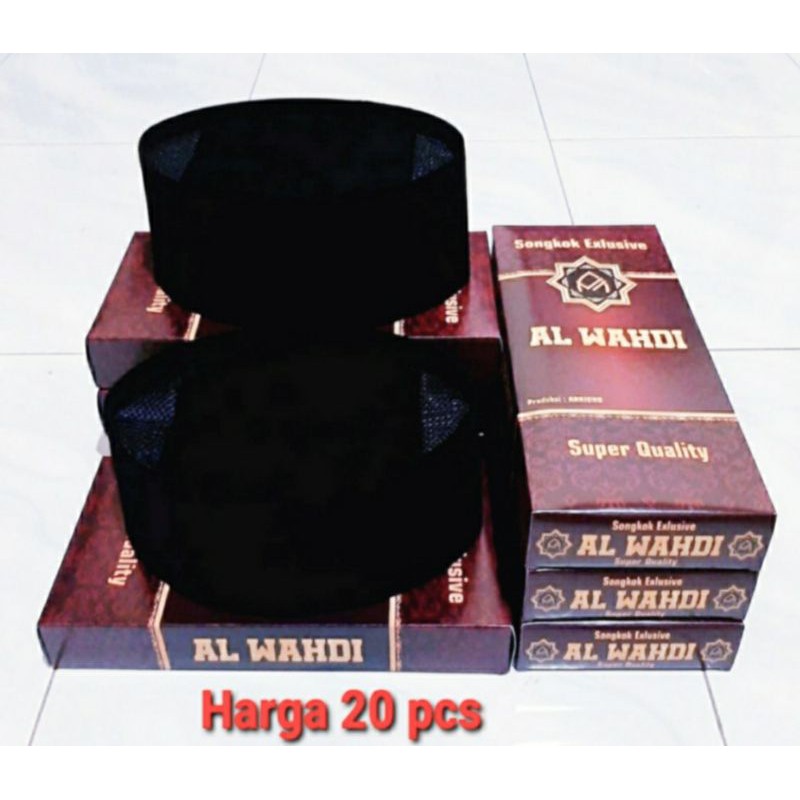 Peci Hitam Ac Grosir 20 pcs Songkok Hitam Ac