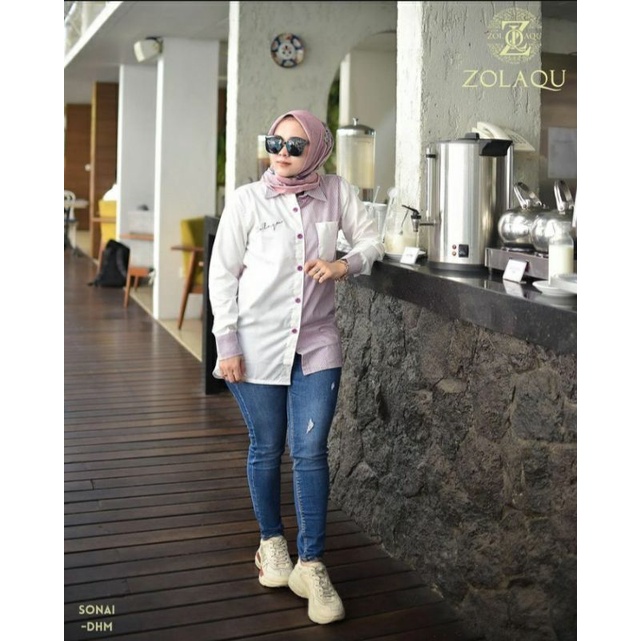 kemeja zolaqu premium