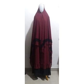Gamis Ceruti Renda Segitiga