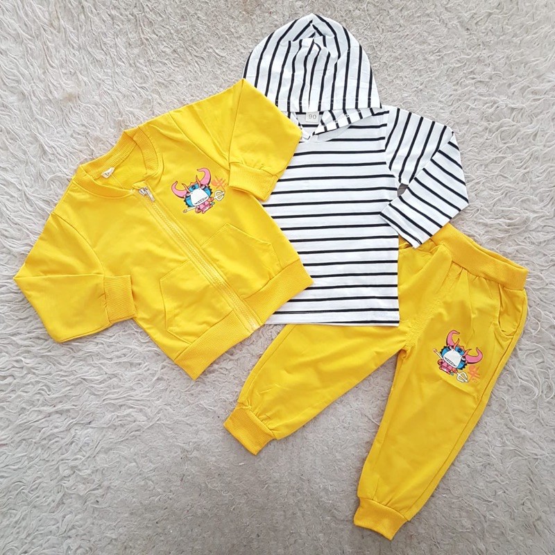 baju bayi IMPORT 3 in 1 Hoodie