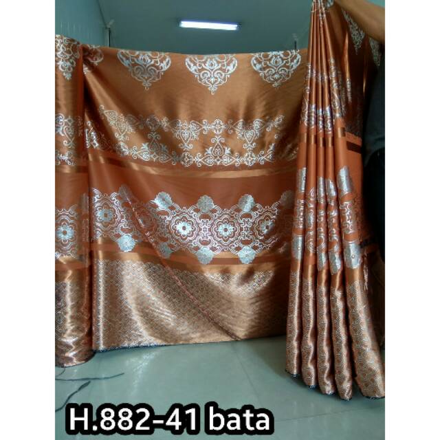 Kain jendela terbaru gordyn gorden blackout korden import prada roma jodha hordeng print silver bati