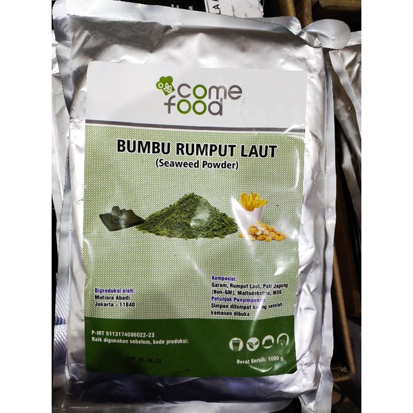 

Bumbu Rumput Laut 1000gr Come Food / Seaweed Powder