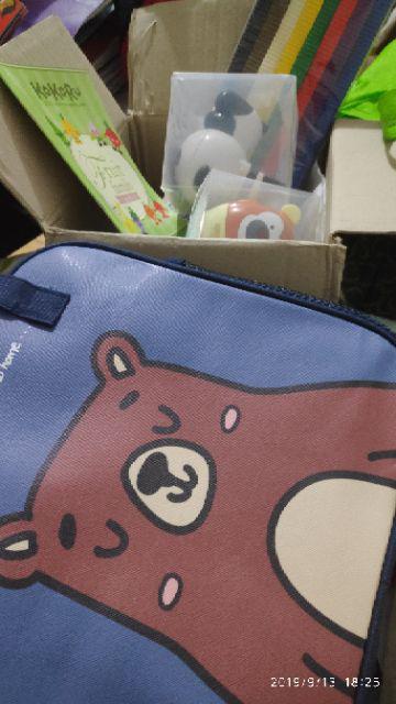 Set Alat Makan Wheat Kotak Persegi