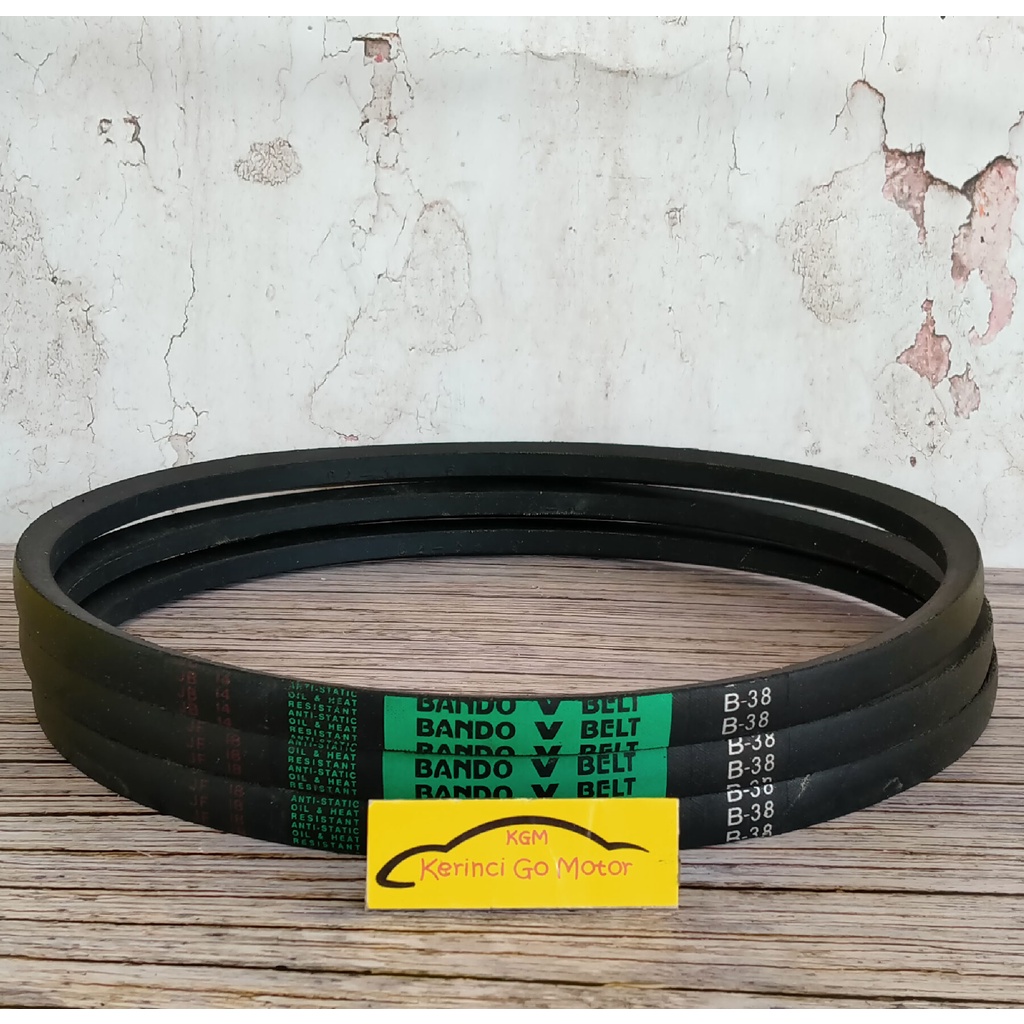 BANDO VAN BELT B-38 V BELT TALI KIPAS B38 FAN BELT VANBELT POLOS B-38