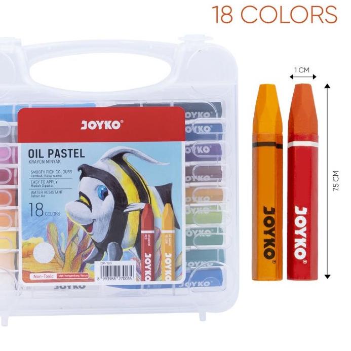 

Update Crayon Joyko / Oil pastel Joyko 18 / 1pak