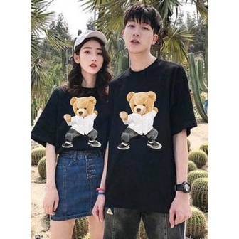 KAOS OVERSIZE MOTIF KUNGFU MASTER / OVERSIZE BEAR SERIES / KAOS OVERSIZE WANITA