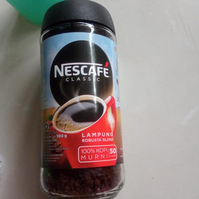 

Jualan Nescafe Classic Lampung Robusta Blend Jar 100 Gram Hemat