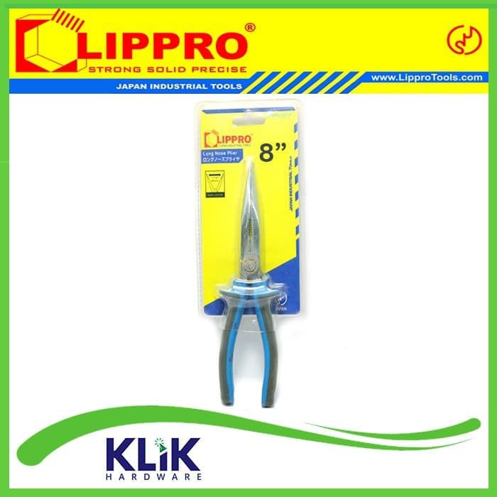 Lippro Tang Lancip 8 Inch 227-8 Chrome Heavy Duty - Long Nose Plier