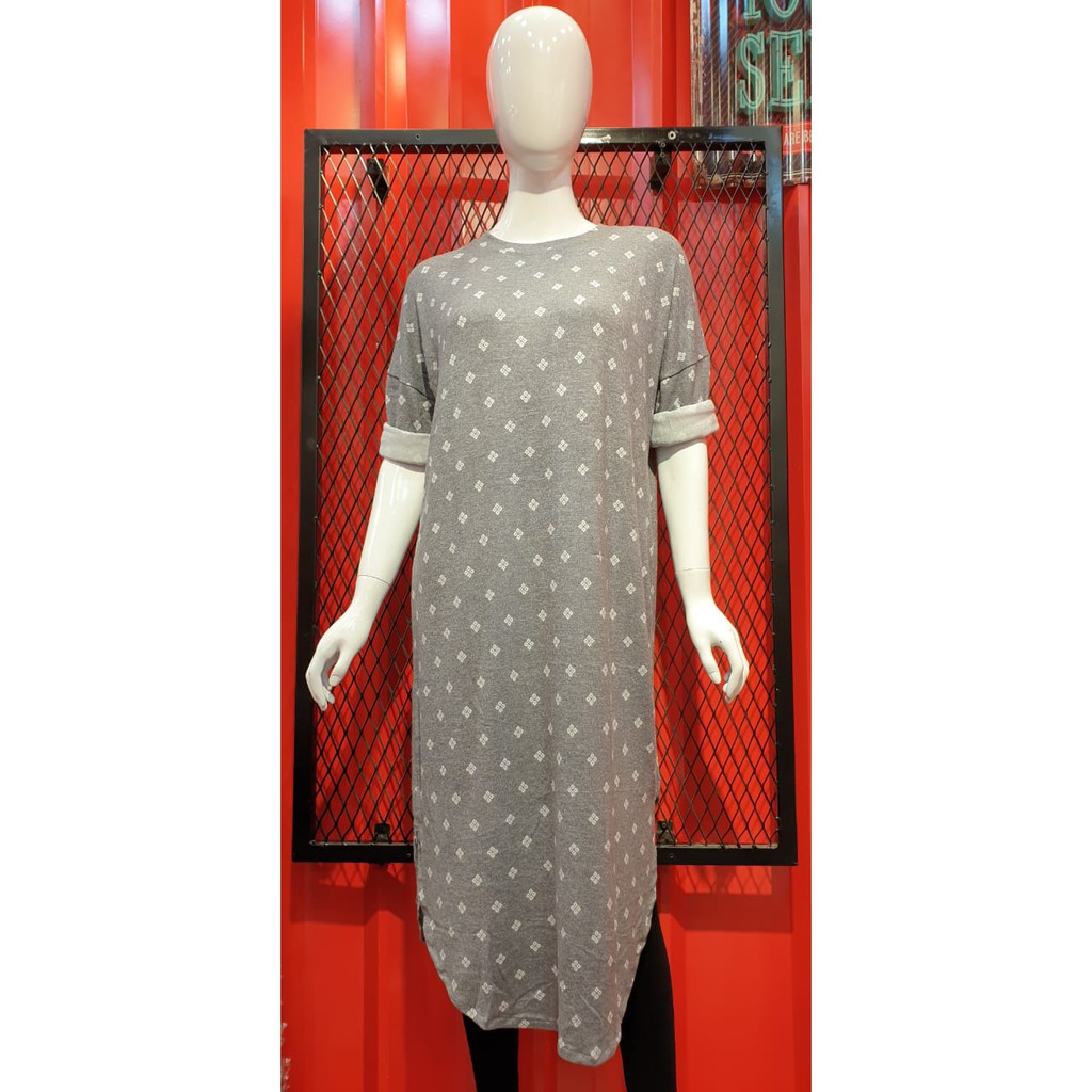 LONG TUNIK KAOS IMPORT MOTIF