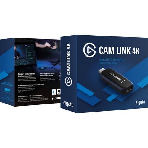 Elgato Cam Link 4K Broadcast Live CamLink 4K HDMI Capture Record