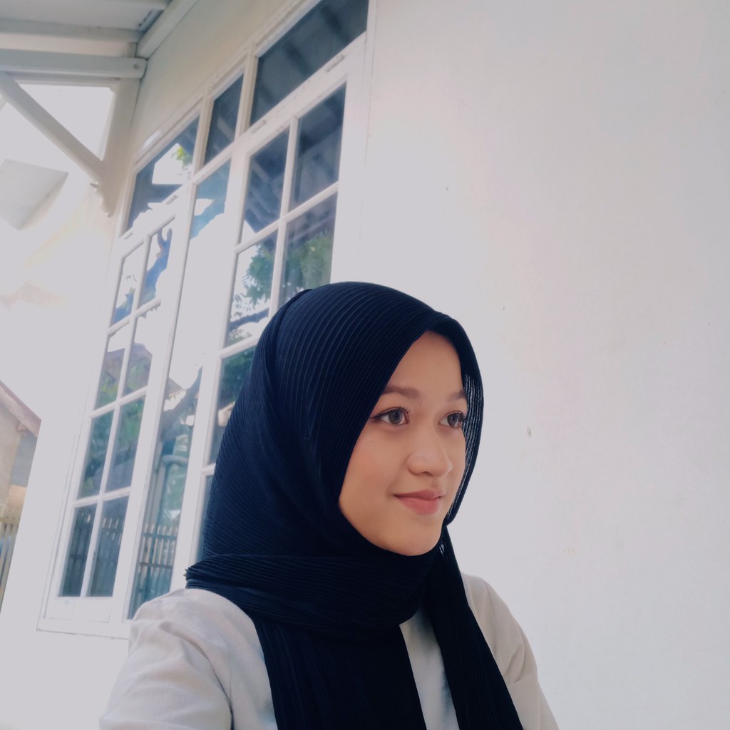 PASHMINA HITAM PLISKET FULL PREMIUM