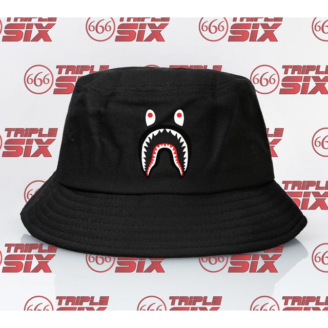 Topi Bucket Bathing Ape Bapeshark