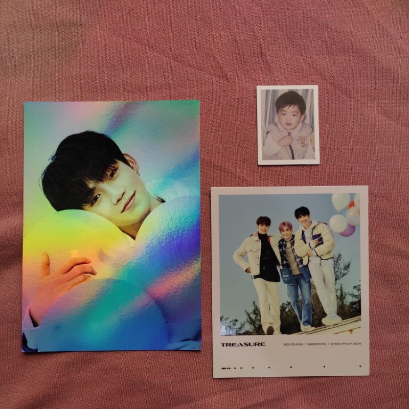 HOLO POSTCARD, POLAROID CHOI HYUNSUK DOYOUNG MASHIHO 1st ALBUM TREASURE EFFECT