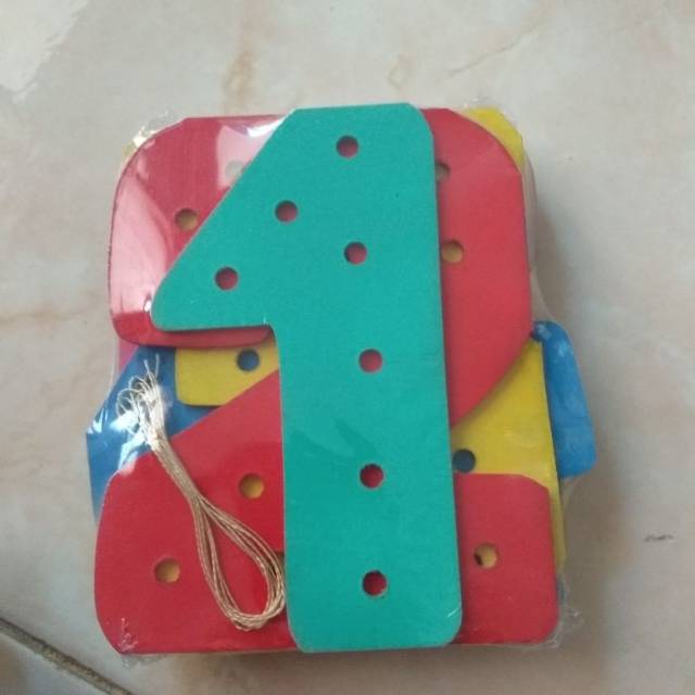 APE menjahit angka