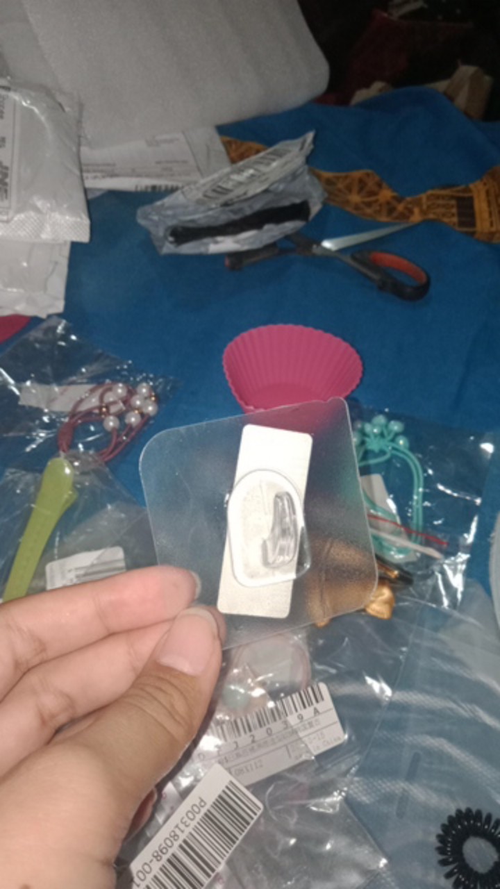 6x6cm Gantungan Transparan Seamless Anti Air