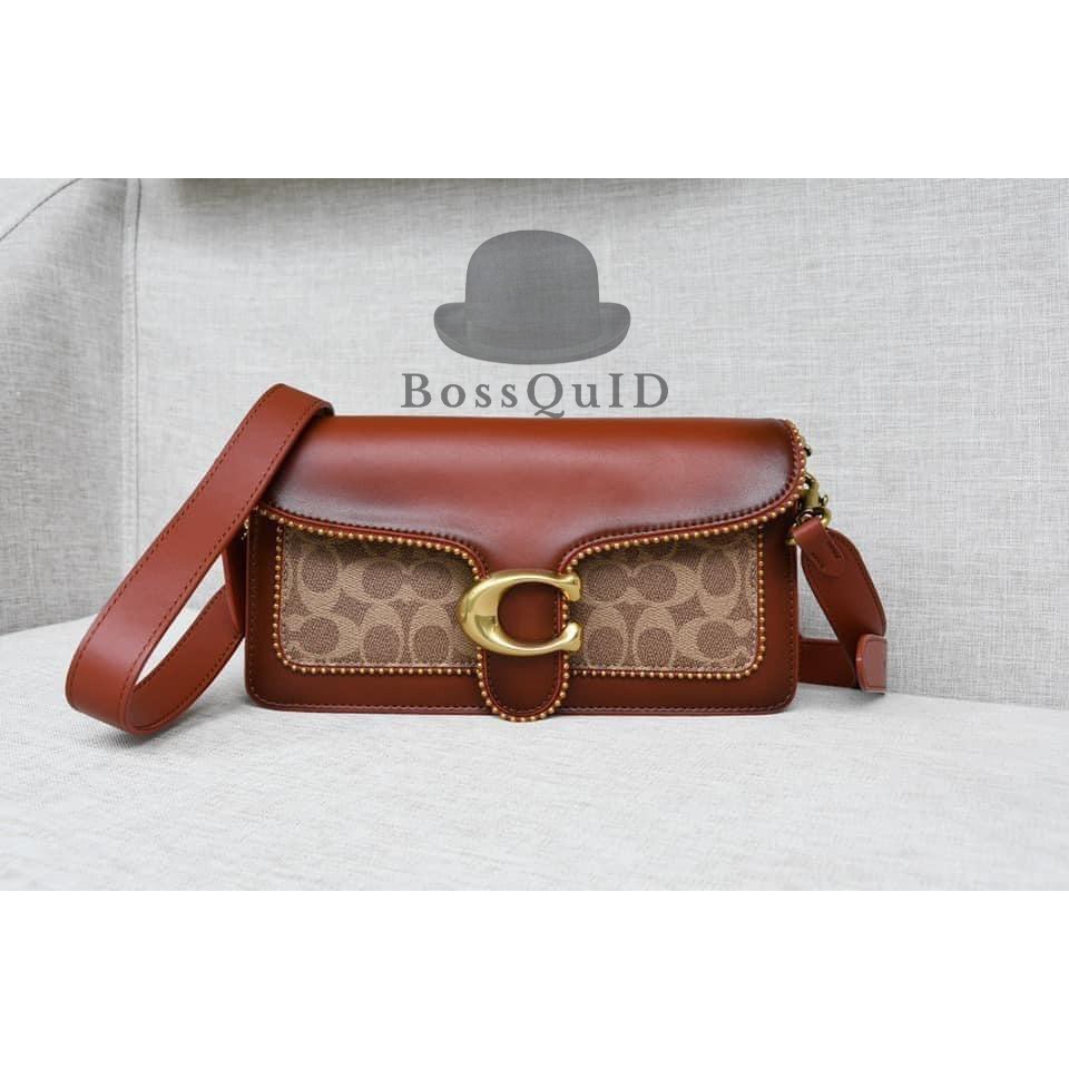 Coach Tabby Shoulder Bag 26 In Signature with Bead Chain