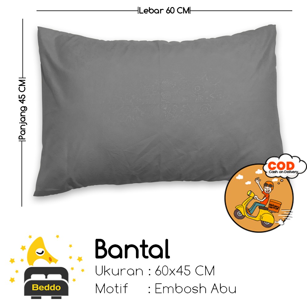 Sarung Bantal dan Sarung Guling Polos Embos Harga Satuan