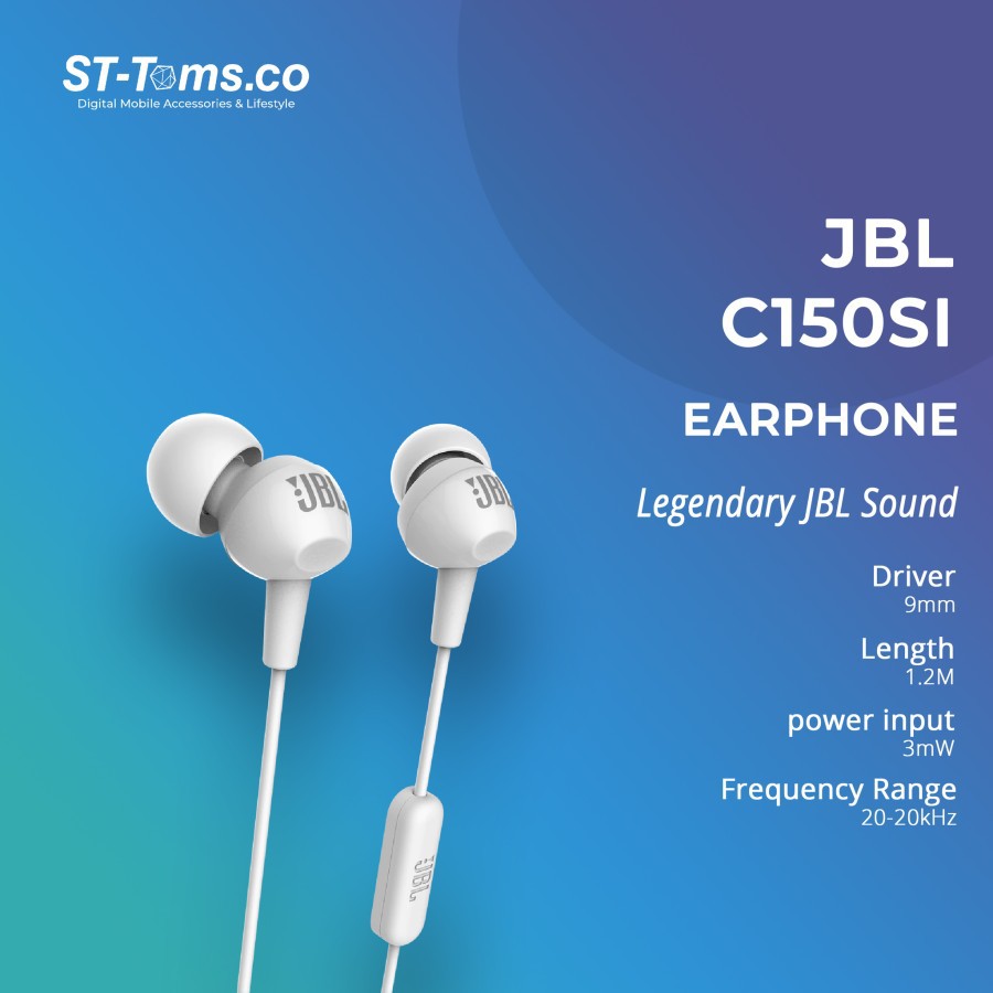 Headset JBL C150SI IMS Earphone With Mic Handsfree Jack 3.5mm