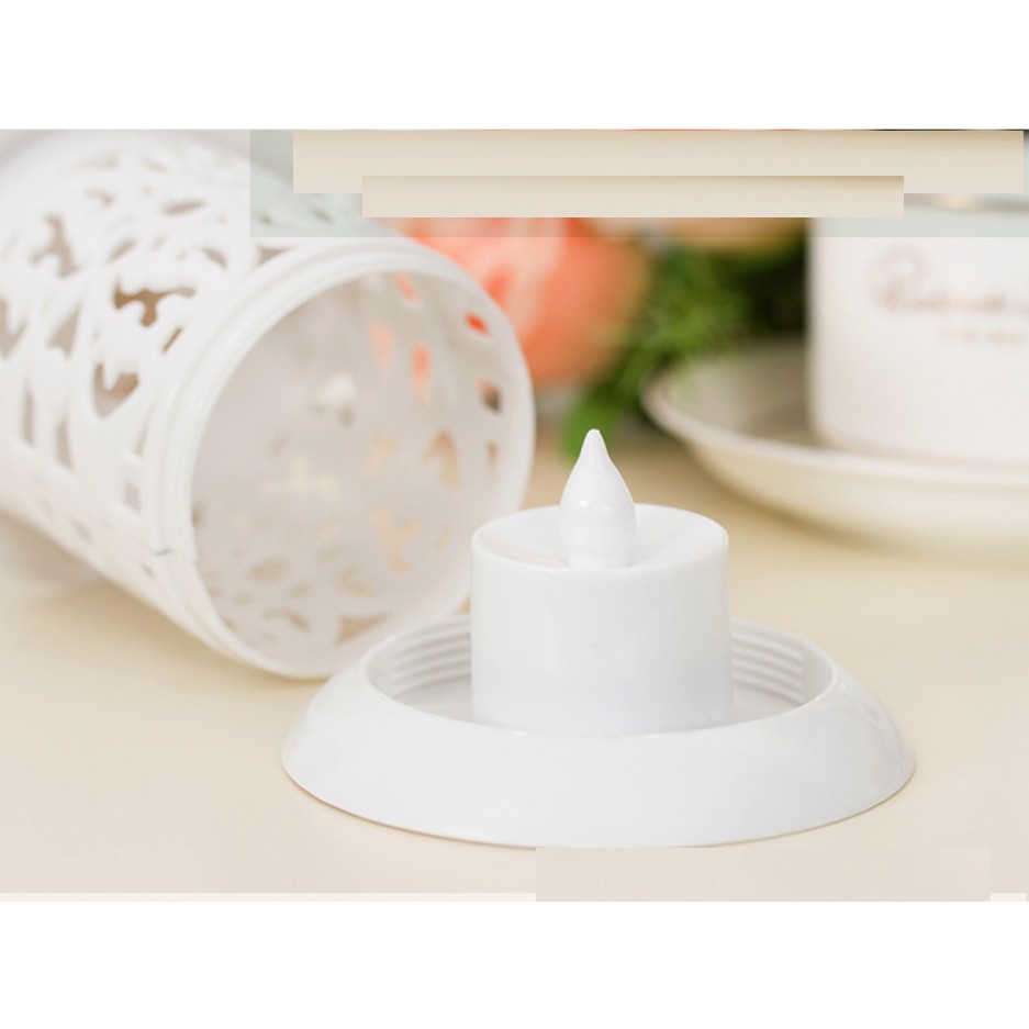 Tempat Lilin Led mini model Retro Klasik Romantis / LED CANDLE HOLDER