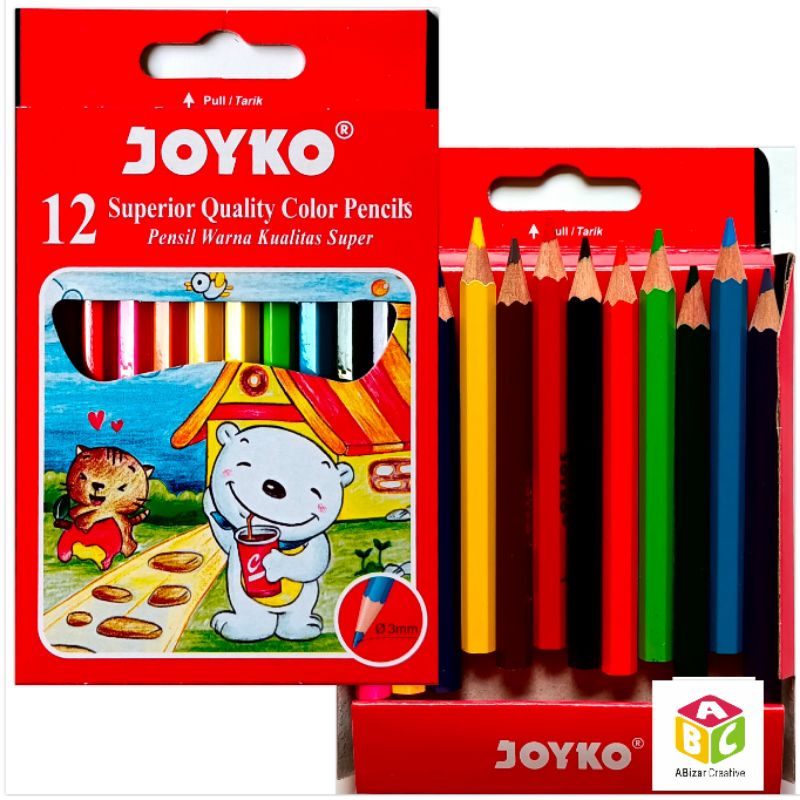 

Pensil 12 warna - Joyko (Pdk)