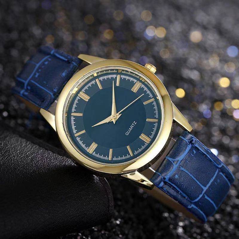 Jam Tangan Analog Casual Pria Quartz Fashion Korea / Jam Tangan Pria Strap Pu Elegan Dan Casual