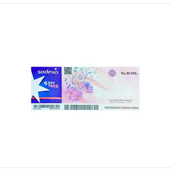 [Gift] SODEXO VOUCHER 50ribu