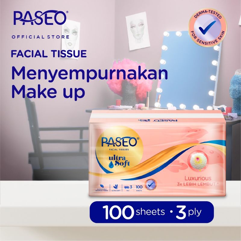 Paseo baby wipes puresoft - tisu kering | tisu bayi | tisu wajah