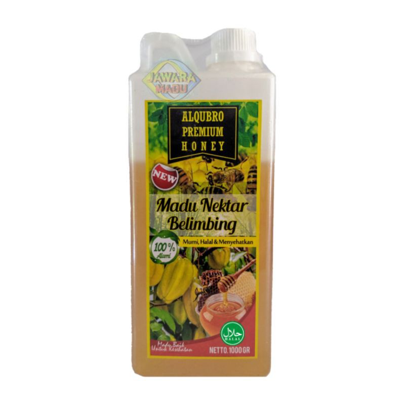 

Madu Murni Nektar Belimbing Al Qubro Premium 1000 Gr