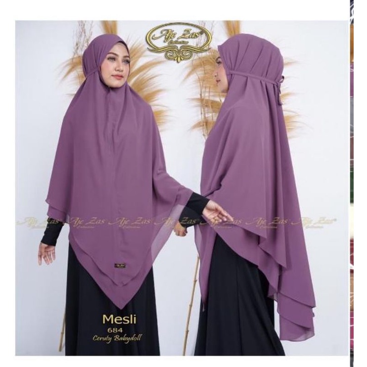 jilbab instan ajezas fesli jumbo
