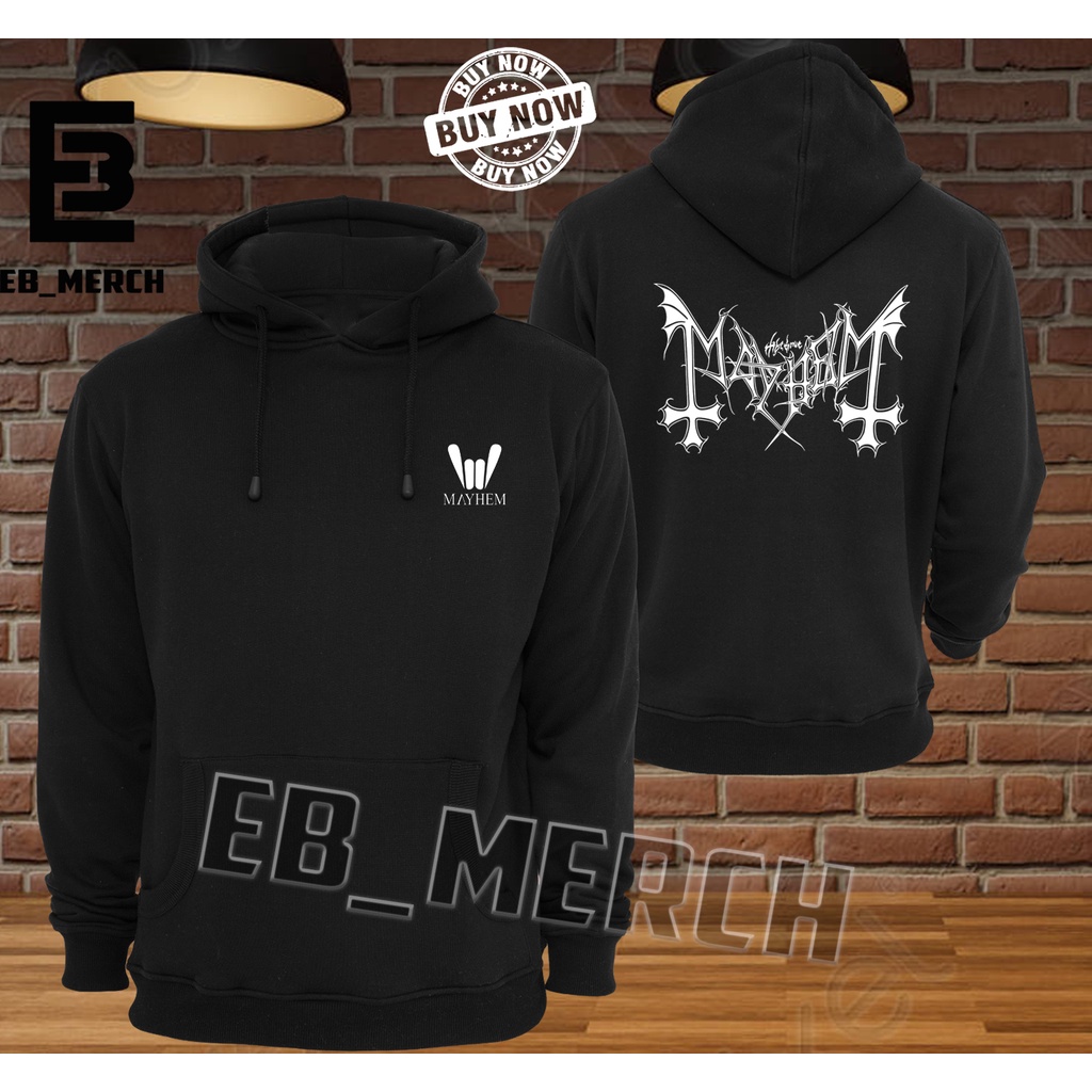 Jaket Sweater Hoodie    MAYHEM -METAL BAND   Keren Pria & Wanita   EB_MERCH