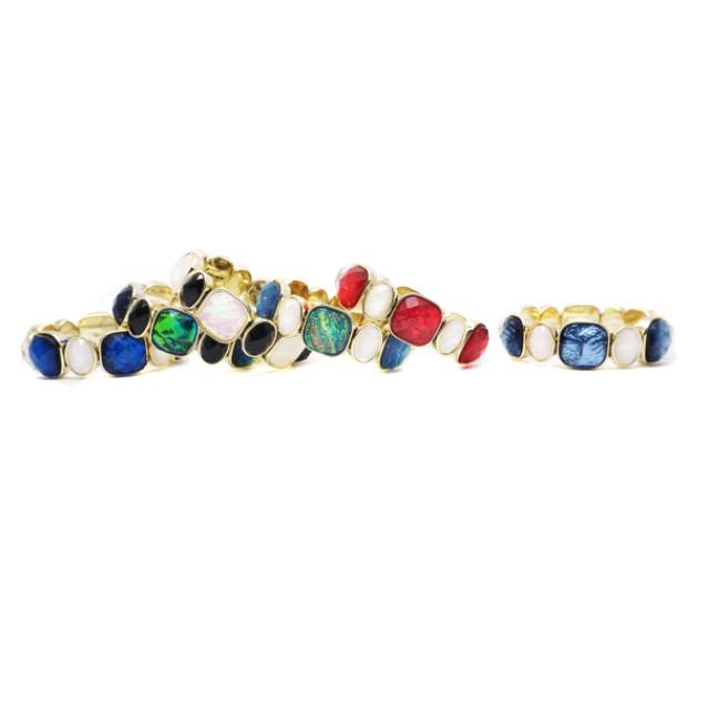Gelang plastik kristal